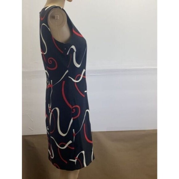 AGB Women’s Mini Dress Size 4 Black/red Sleeveless Casual Zip Pre Owned - Picture 4 of 15